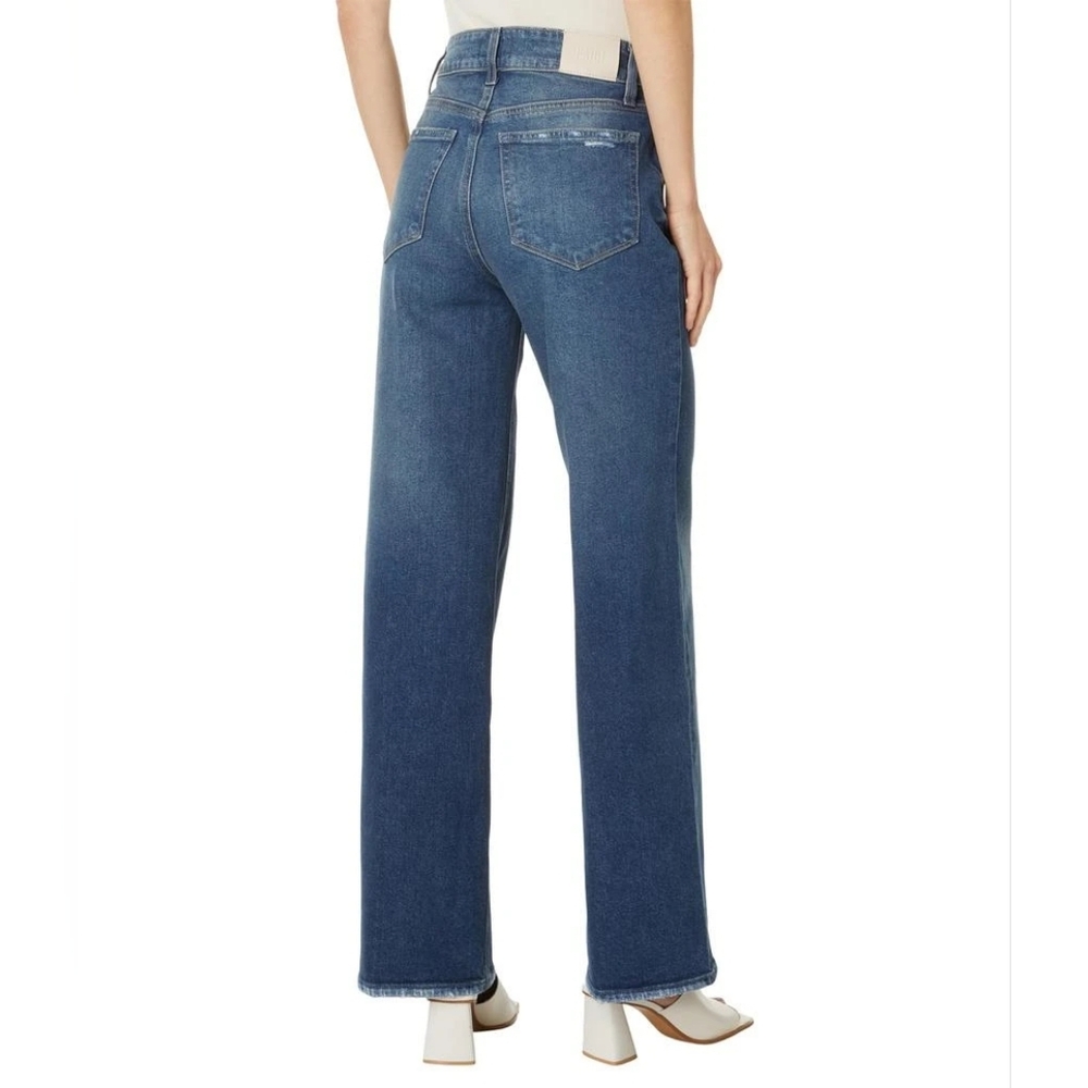 PAIGE DENIM Sasha Wide Leg Jeans in Lovejoy Distressed Size 29 - Picture 6 of 8
